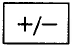 A box with a plus and minus sign.