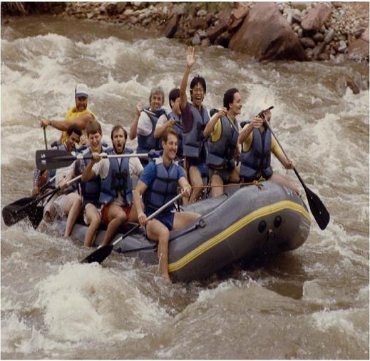 White-water rafting