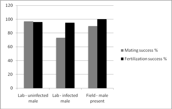 mating and fertilization success in C. intermedius.