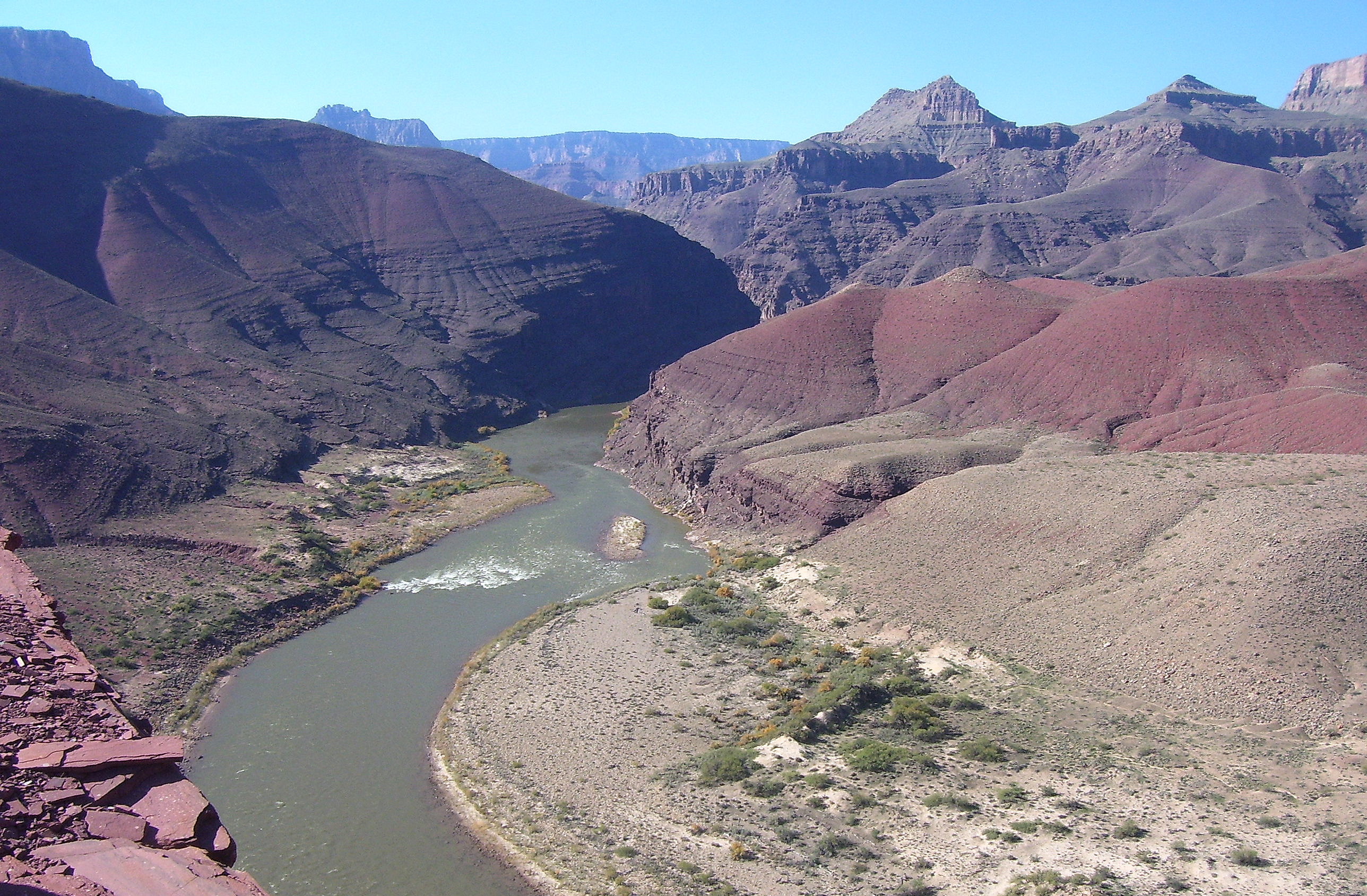 a photograph of river discharge