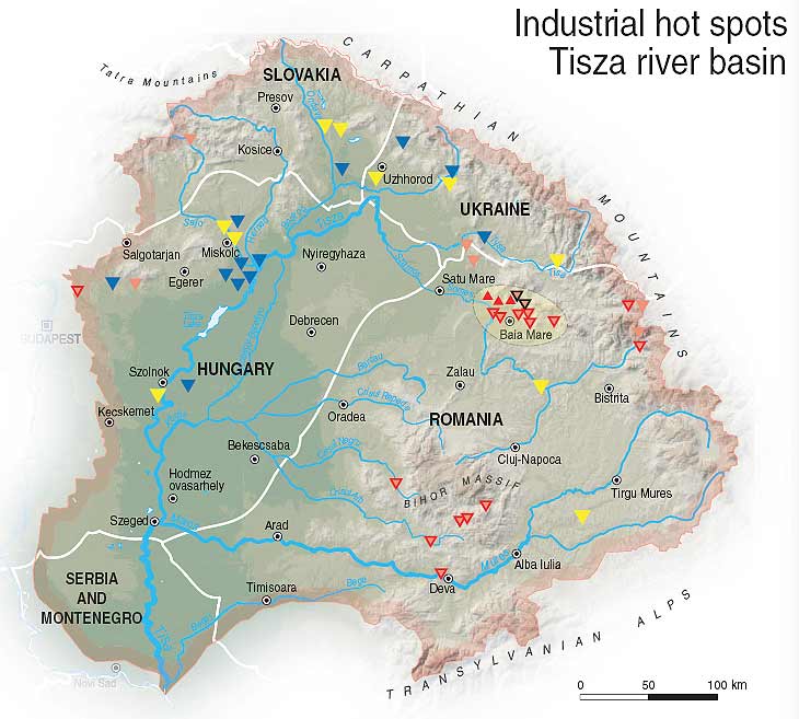 map of Baia Mare