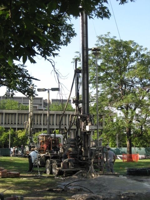 Installing a Geothermal Pipe System