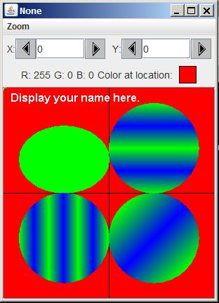 Image showing three circles and one ellipse.