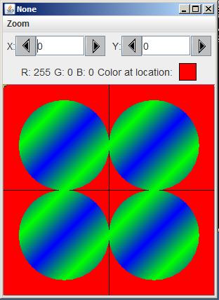 Possible output image from the program in Listing 1.