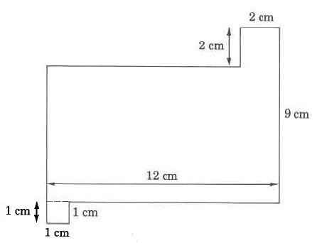 A polygon with eight sides. It is not an octagon, but can be visualized as one large rectangle with two  smaller rectangles connected to it. 