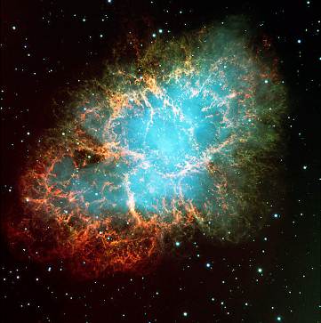 A supernova explosion.