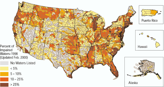 map of watersheds