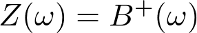 Pseudo Inverse of Separation Filter