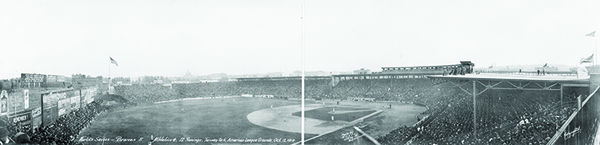 A photograph shows Boston’s Fenway Park.