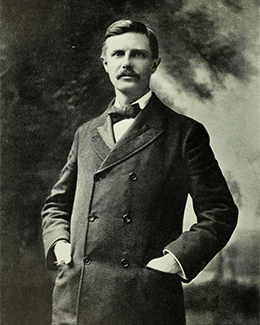 A photograph of Frederick Jackson Turner is shown.