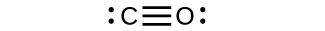 The right structure of this pair shows a carbon atom with one lone pair of electrons triple bonded to an oxygen with one lone pair of electrons.