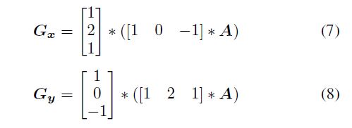 Gx and Gy Separable