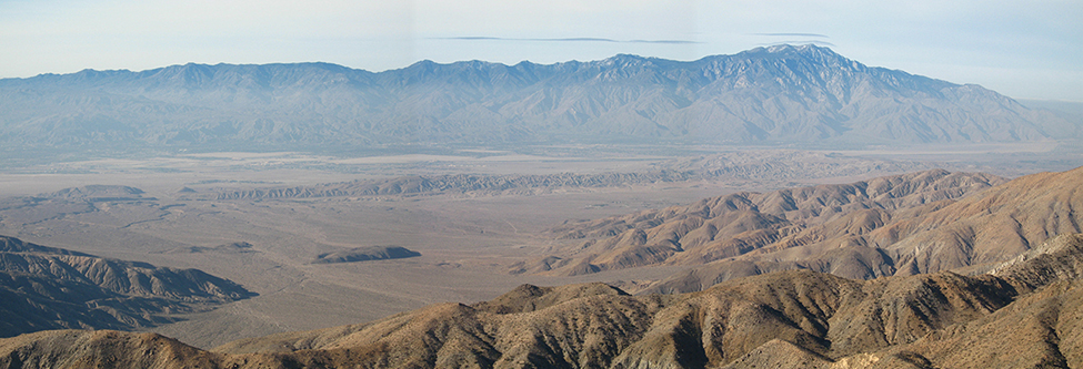 A photograph of an earthquake fault.