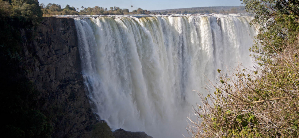 Photograph of a waterfall.